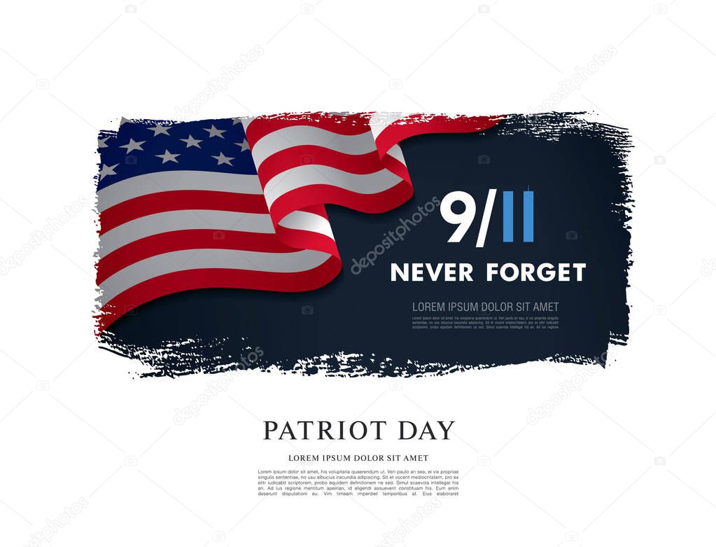 Patriot Day. September, 11 card