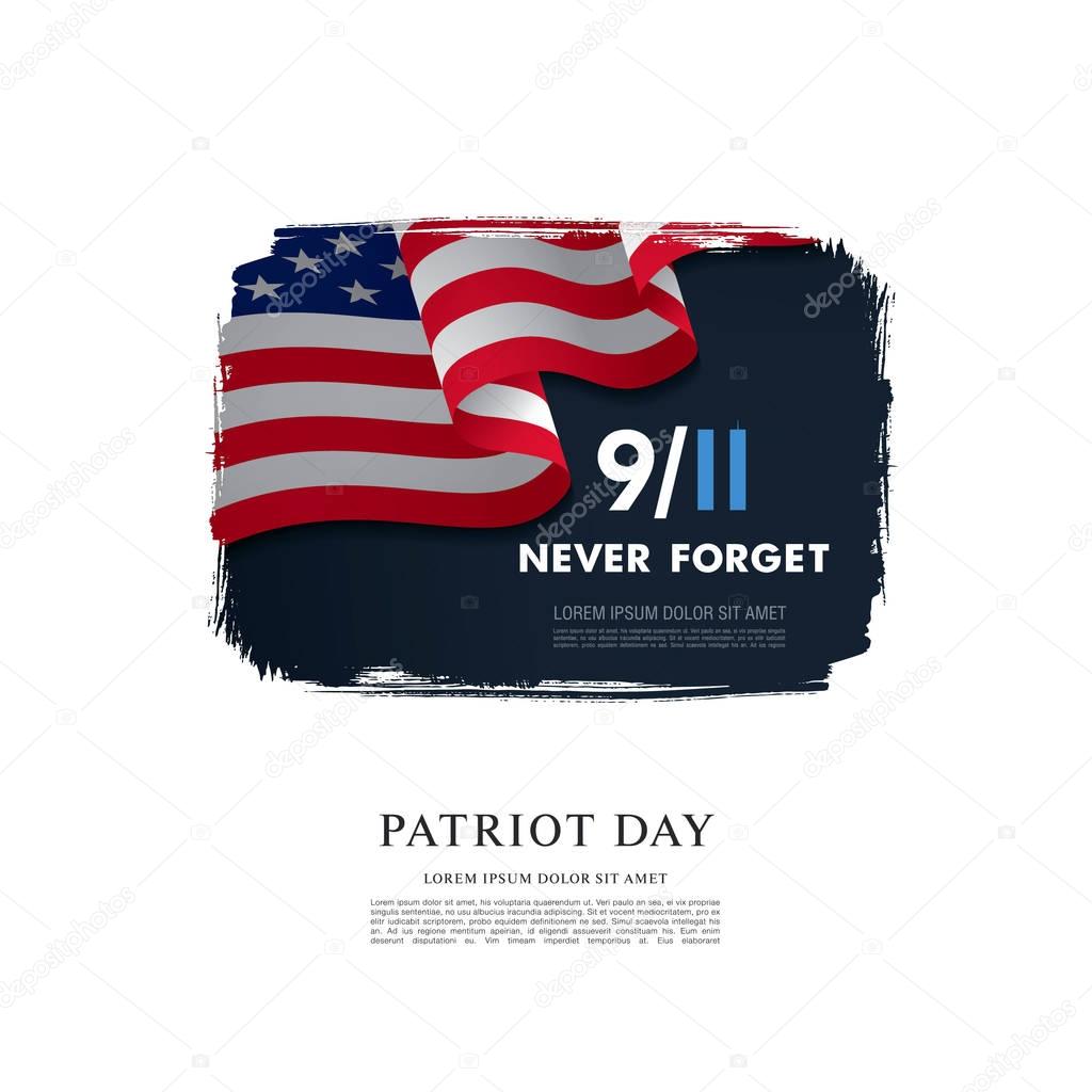 Patriot Day. September, 11 card