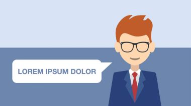 Mutlu başarılı genç adam