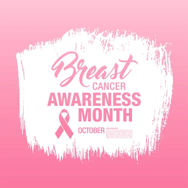 Meme Kanseri Bilinçlendirme şerit arka plan. 