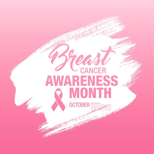 Meme Kanseri Bilinçlendirme şerit arka plan. 