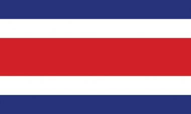 Kosta Rika bayrak arka plan