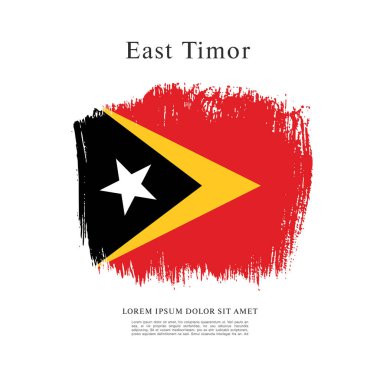 Doğu Timor bayrağı arka plan