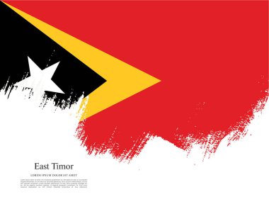 Doğu Timor bayrağı arka plan