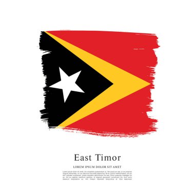 Doğu Timor bayrağı arka plan