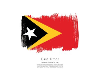 Doğu Timor bayrağı arka plan