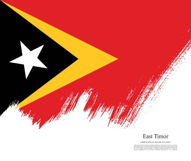 Doğu Timor bayrağı arka plan