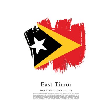 Doğu Timor bayrağı arka plan