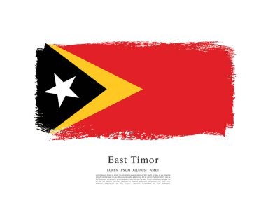 Doğu Timor bayrağı arka plan