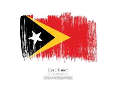 Doğu Timor bayrağı arka plan