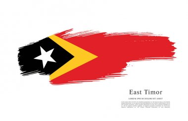 Doğu Timor bayrağı arka plan