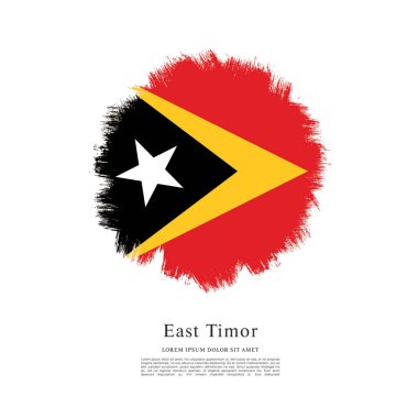 Doğu Timor bayrağı arka plan