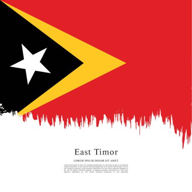 Doğu Timor bayrağı arka plan