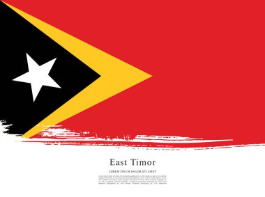 Doğu Timor bayrağı arka plan