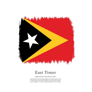 Doğu Timor bayrağı arka plan