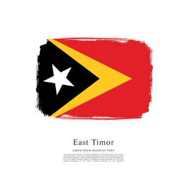 Doğu Timor bayrağı arka plan