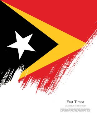 Doğu Timor bayrağı arka plan