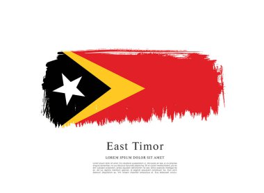 Doğu Timor bayrağı arka plan