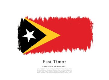 Doğu Timor bayrağı arka plan