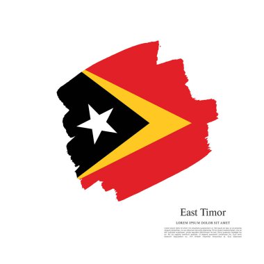 Doğu Timor bayrağı arka plan