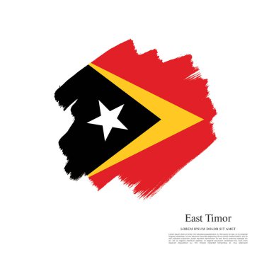 Doğu Timor bayrağı arka plan