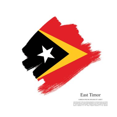 Doğu Timor bayrağı arka plan