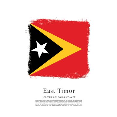 Doğu Timor bayrağı arka plan