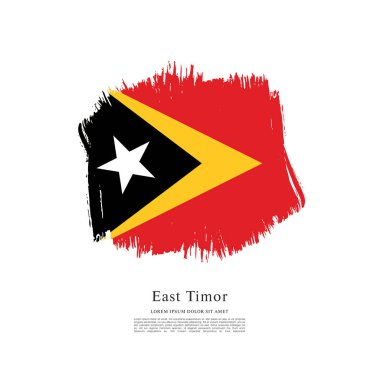 Doğu Timor bayrağı arka plan