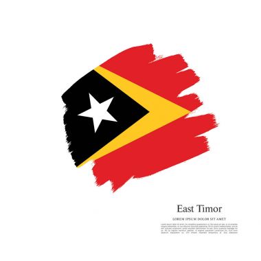 Doğu Timor bayrağı arka plan