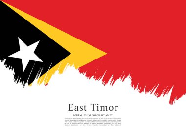 Doğu Timor bayrağı arka plan