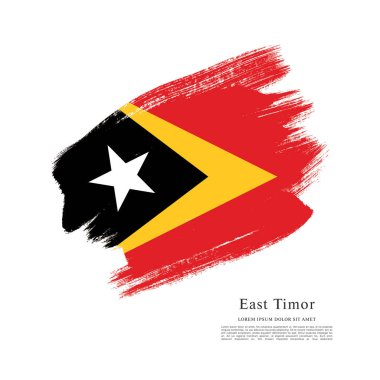 Doğu Timor bayrağı arka plan