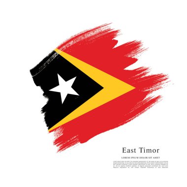 Doğu Timor bayrağı arka plan