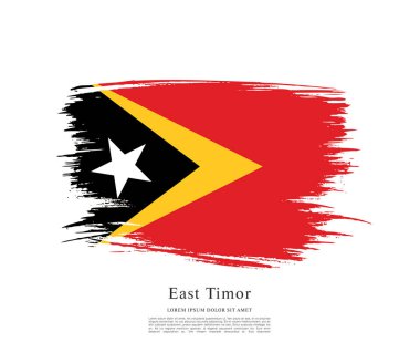 Doğu Timor bayrağı arka plan