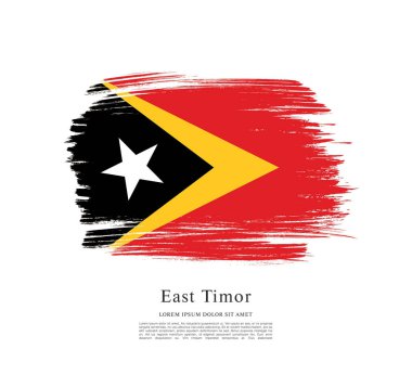 Doğu Timor bayrağı arka plan