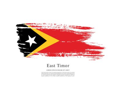 Doğu Timor bayrağı arka plan