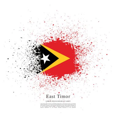 Doğu Timor bayrağı arka plan