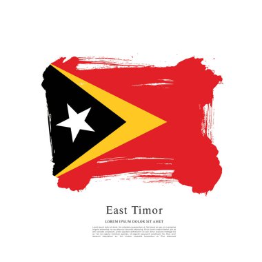 Doğu Timor bayrağı arka plan