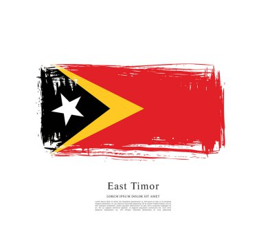 Doğu Timor bayrağı arka plan