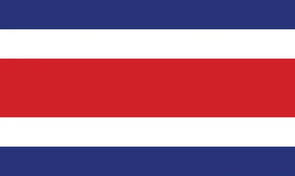 哥斯达黎加国旗背景 — 图库矢量图片