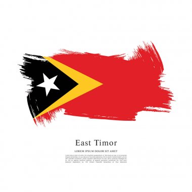 Doğu Timor bayrağı arka plan