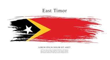 Doğu Timor bayrağı arka plan