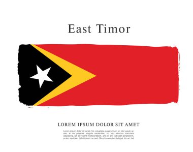 Doğu Timor bayrağı arka plan