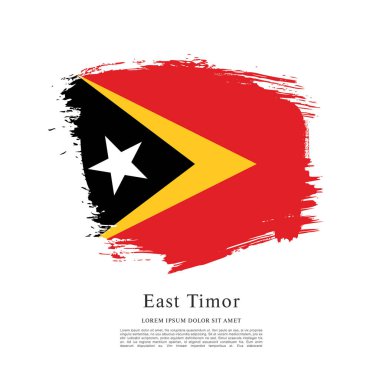 Doğu Timor bayrağı arka plan