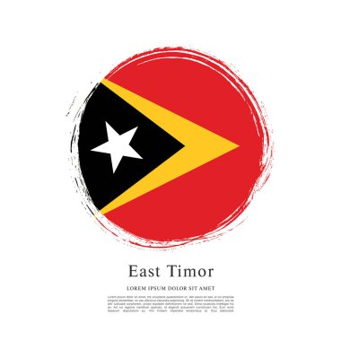 Doğu Timor bayrağı arka plan