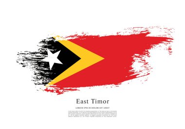 Doğu Timor bayrağı arka plan