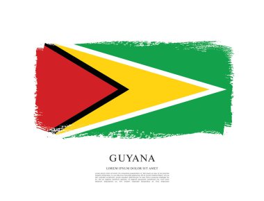 Guyana bayrak arka plan