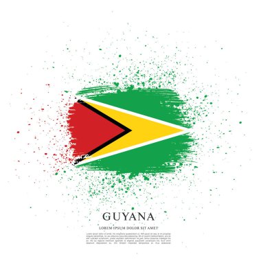 Guyana bayrak arka plan
