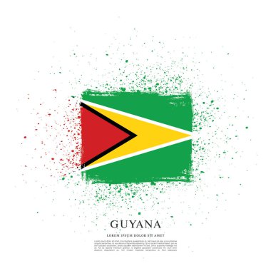 Guyana bayrak arka plan