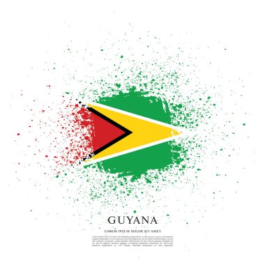 Guyana bayrak arka plan