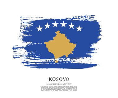 Kosova bayrağı arka plan